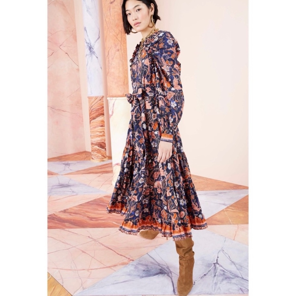 NWT ULLA JOHNSON Samar Dress - Midnight Floral